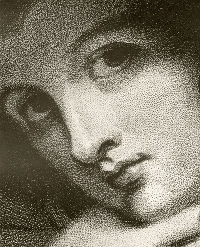 Detail van Emma, Lady Hamilton, gegraveerd door John Jones, uit 