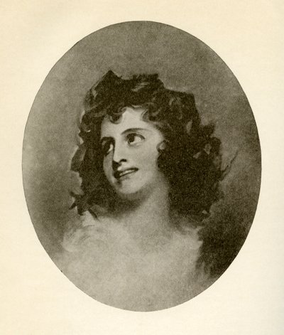 Emma Lady Hamilton door George Romney