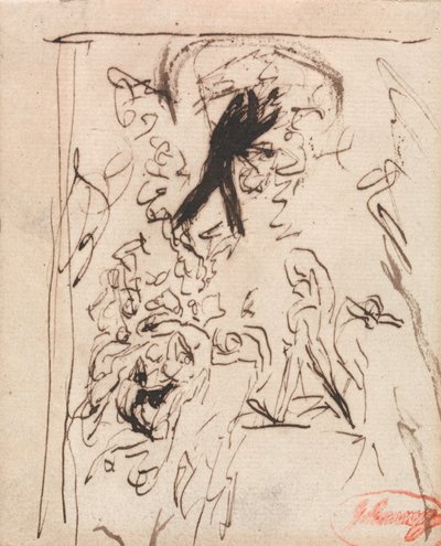 De val van de opstandige engelen door George Romney