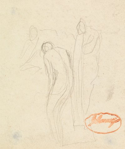 Figurencompositie Studie 1 door George Romney