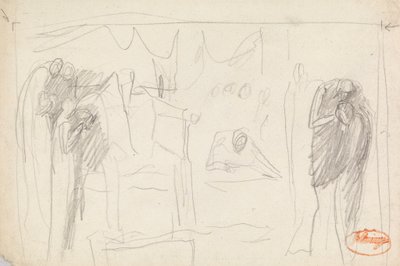 Figurencompositie Studie 45 door George Romney