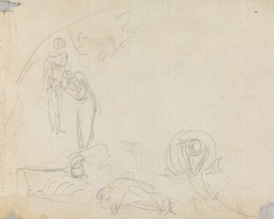 Figuurstudie 16 door George Romney
