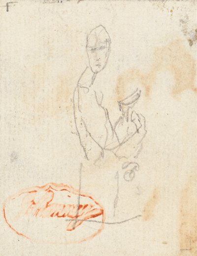 Figurenstudie 2 door George Romney