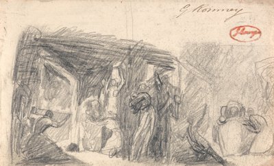 Onderwerp van de afbeelding door George Romney