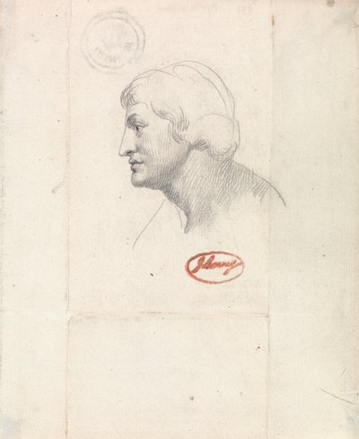 Hoofd Apollo door George Romney