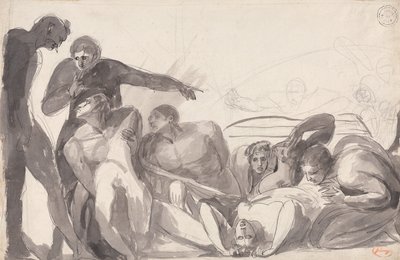 Howard op bezoek in de gevangenis door George Romney