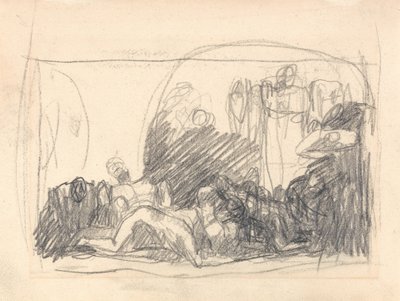 Howard op bezoek in de gevangenis door George Romney