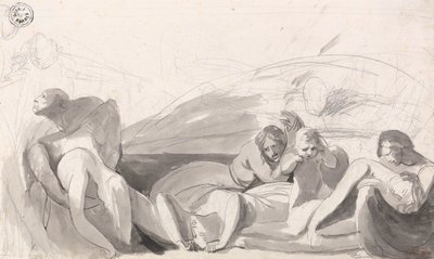 Howard op bezoek in de gevangenis door George Romney