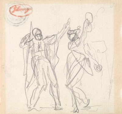Jeptha en zijn dochter door George Romney