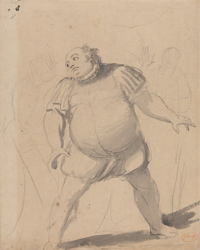 John Henderson als Falstaff door George Romney