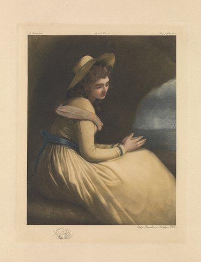 Lady Emma Hamilton als Ariadne door George Romney