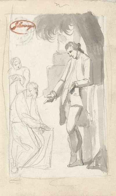 Majoor Pierson en de Brahmaan door George Romney