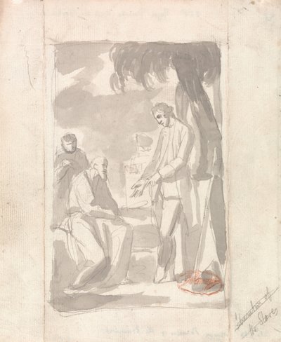 Majoor Pierson en de Brahmaan door George Romney