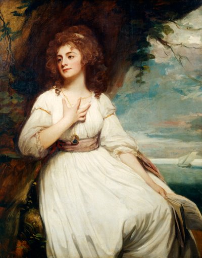 Mrs Crouch (Anna Maria Phillips) 1787 door George Romney