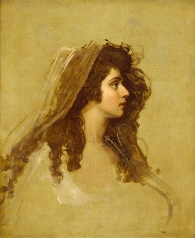 Mevrouw Siddons door George Romney