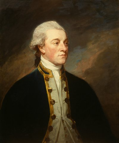 Portret van Kapitein Henderson door George Romney