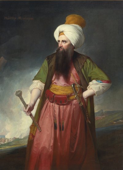 Portret van Edward Wortley Montagu 1713-1776 door George Romney
