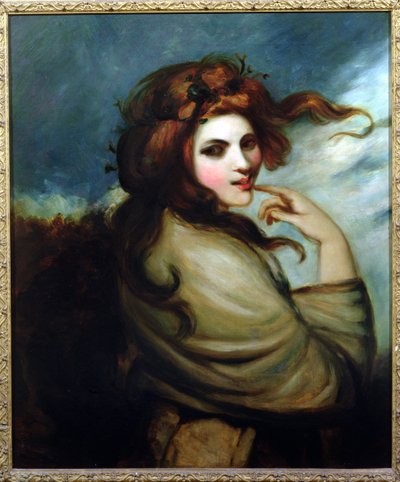 Portret van Emma Hamilton (c.1765-1815) door George Romney