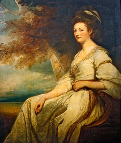 Portret van Mrs. Beal Bonnell, ca. 1779-80 door George Romney