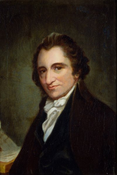 Portret van Thomas Paine, 1800 door George Romney