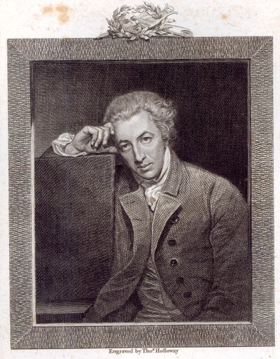 Portret van William Hayley door George Romney