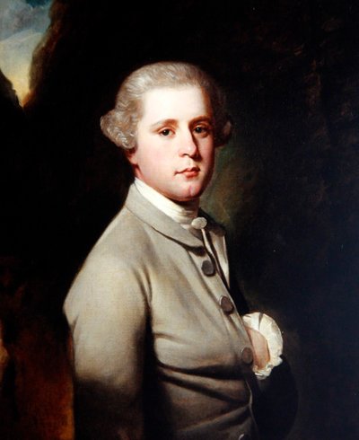 Portret van een heer, ca. 1770 door George Romney