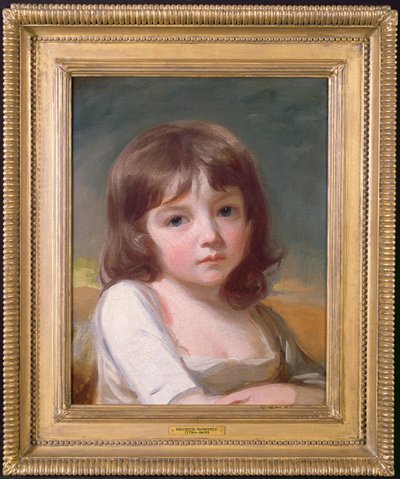 Portret van een Meisje door George Romney
