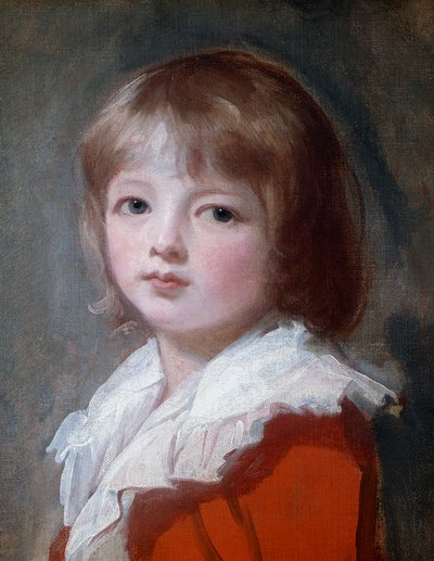 Portret van een jongen door George Romney