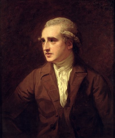 Portret van de Hon. Charles Francis Greville door George Romney