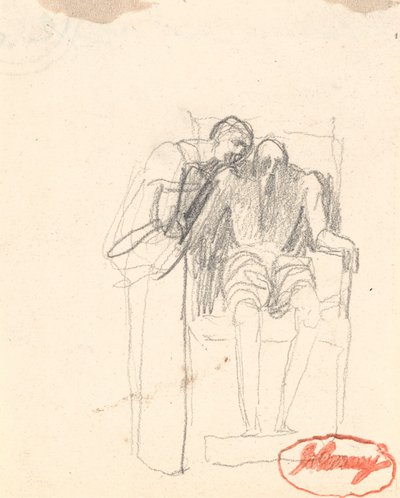 Mogelijk twee figuren uit „Old Age“ door George Romney