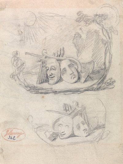 Richard Cumberland Frontispice door George Romney