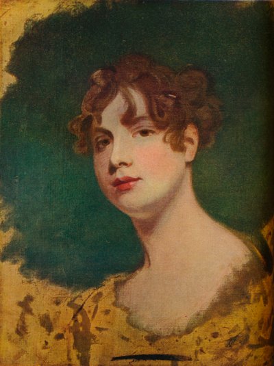 Schets van een vrouwenhoofd door George Romney