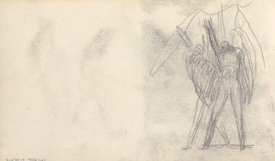 Schetsboektekening door George Romney