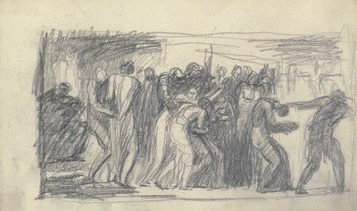 Schetsboektekening door George Romney