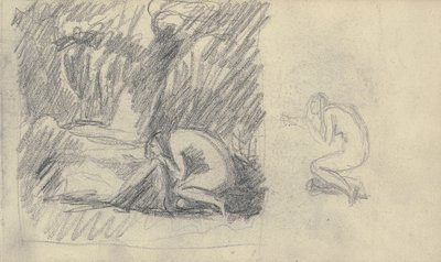 Schetsboektekening door George Romney