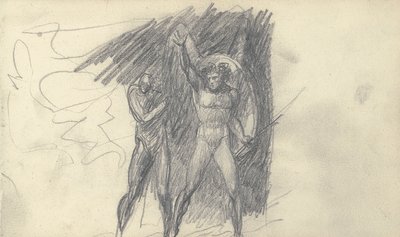 Schetsboektekening door George Romney