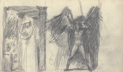 Schetsboektekening door George Romney