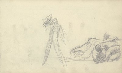 Schetsboektekening door George Romney