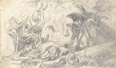Schetsboektekening door George Romney