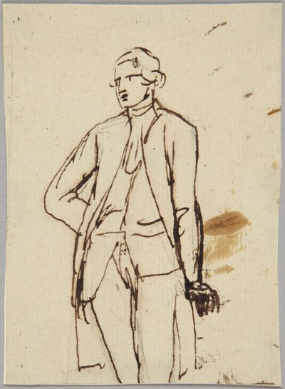 Staande mannelijke figuur door George Romney
