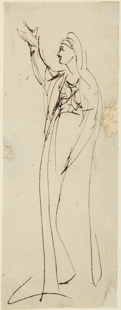 Studie voor Mater Dolorosa door George Romney