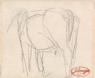Studie van een dier door George Romney