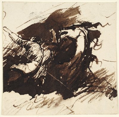 Woltemad redt de schipbreukelingen voor de Kaap de Goede Hoop door George Romney