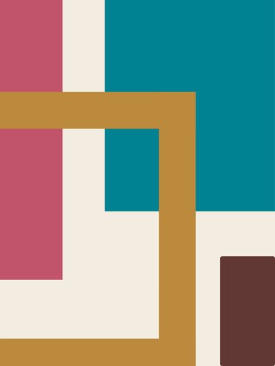 Boheemse abstractie door George Rosaly