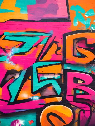 Neon Symfonie, 21e eeuw (schilderij) door George Rosaly