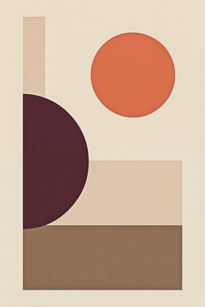 Resonant Minimal, 2025 (acryl op doek) door George Rosaly