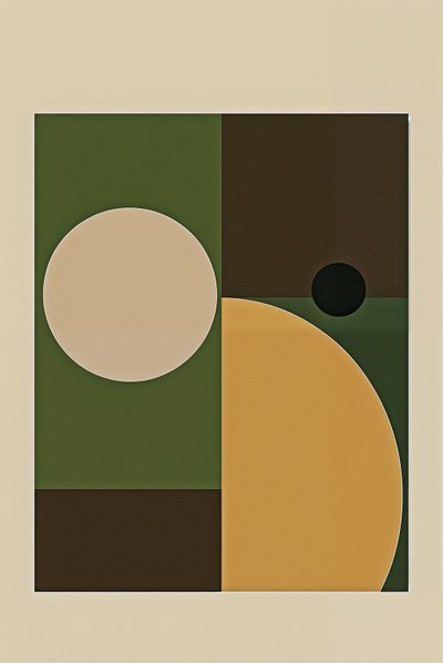 Stilstand in beweging, 2025 (acryl op doek) door George Rosaly