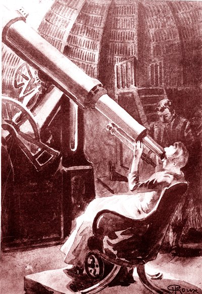 De zonsverduistering door de aarde. 1888 door George Roux