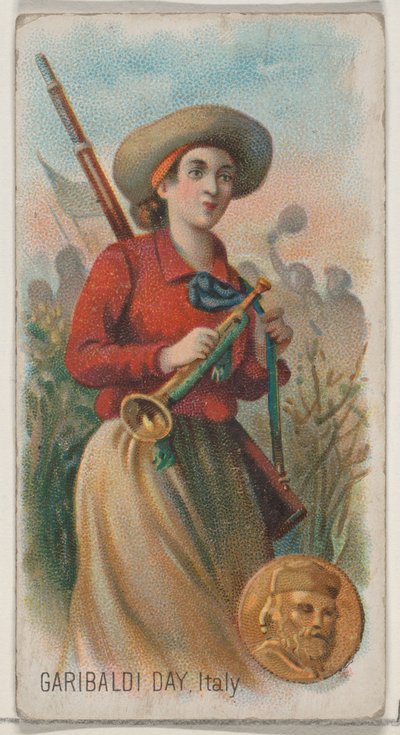 Garibaldi Dag, Italië, uit de serie Holidays voor Duke sigaretten door George S. Harris and Sons