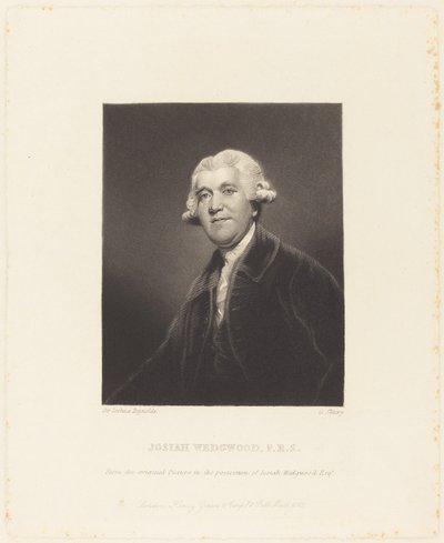 Josiah Wedgwood door George Salisbury Shury after Sir Joshua Reynolds